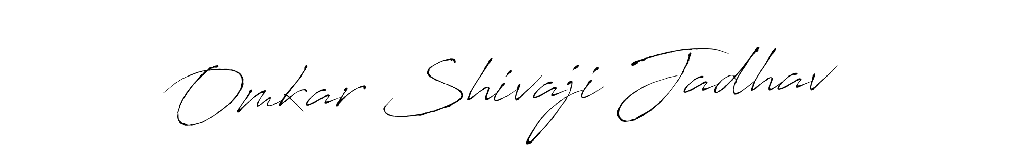 How to make Omkar Shivaji Jadhav signature? Antro_Vectra is a professional autograph style. Create handwritten signature for Omkar Shivaji Jadhav name. Omkar Shivaji Jadhav signature style 6 images and pictures png