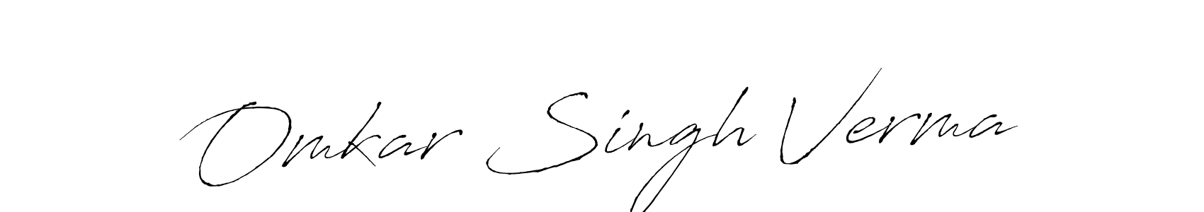 Also we have Omkar Singh Verma name is the best signature style. Create professional handwritten signature collection using Antro_Vectra autograph style. Omkar Singh Verma signature style 6 images and pictures png