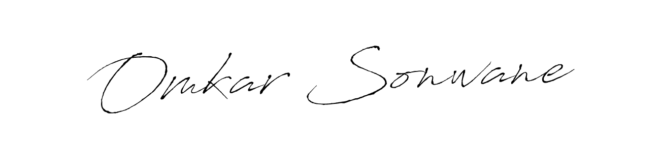 Design your own signature with our free online signature maker. With this signature software, you can create a handwritten (Antro_Vectra) signature for name Omkar Sonwane. Omkar Sonwane signature style 6 images and pictures png