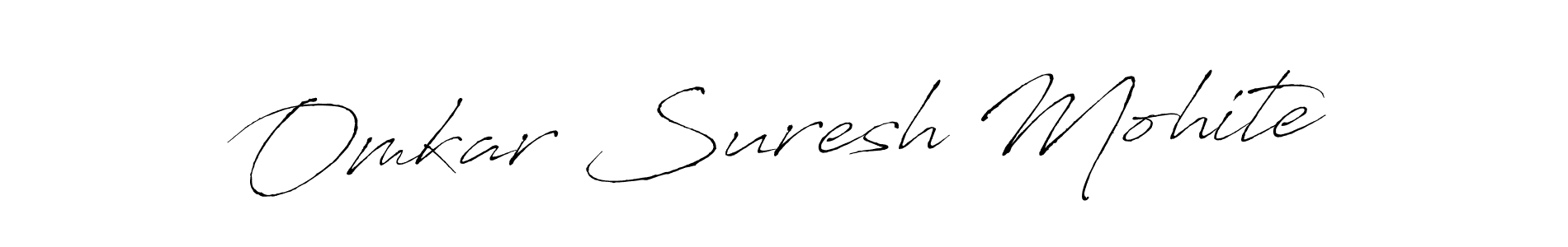 Omkar Suresh Mohite stylish signature style. Best Handwritten Sign (Antro_Vectra) for my name. Handwritten Signature Collection Ideas for my name Omkar Suresh Mohite. Omkar Suresh Mohite signature style 6 images and pictures png