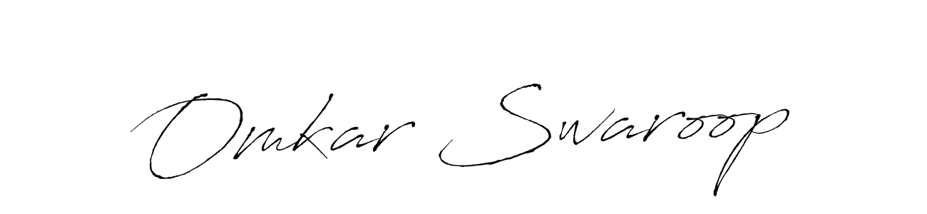 The best way (Antro_Vectra) to make a short signature is to pick only two or three words in your name. The name Omkar Swaroop include a total of six letters. For converting this name. Omkar Swaroop signature style 6 images and pictures png