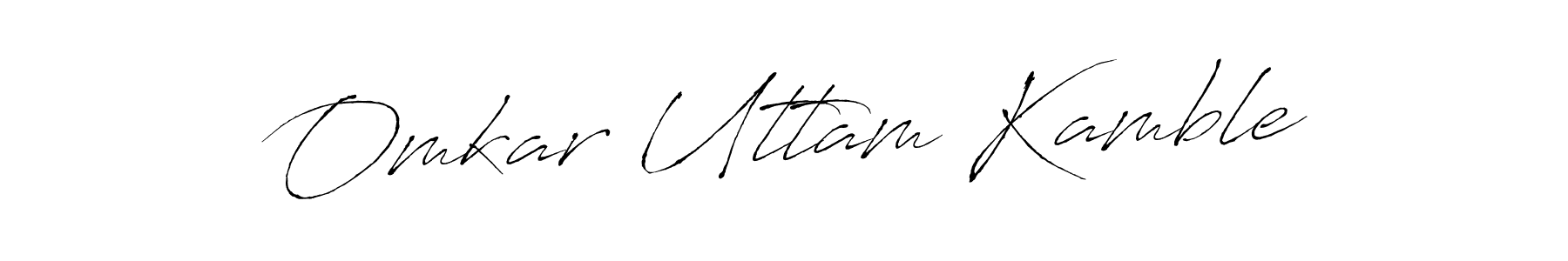 Design your own signature with our free online signature maker. With this signature software, you can create a handwritten (Antro_Vectra) signature for name Omkar Uttam Kamble. Omkar Uttam Kamble signature style 6 images and pictures png