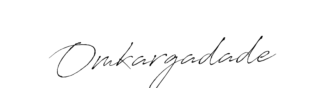 It looks lik you need a new signature style for name Omkargadade. Design unique handwritten (Antro_Vectra) signature with our free signature maker in just a few clicks. Omkargadade signature style 6 images and pictures png