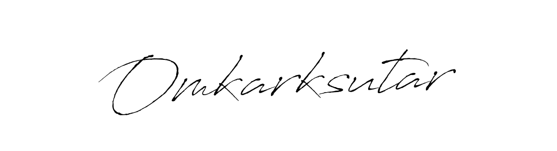 Omkarksutar stylish signature style. Best Handwritten Sign (Antro_Vectra) for my name. Handwritten Signature Collection Ideas for my name Omkarksutar. Omkarksutar signature style 6 images and pictures png