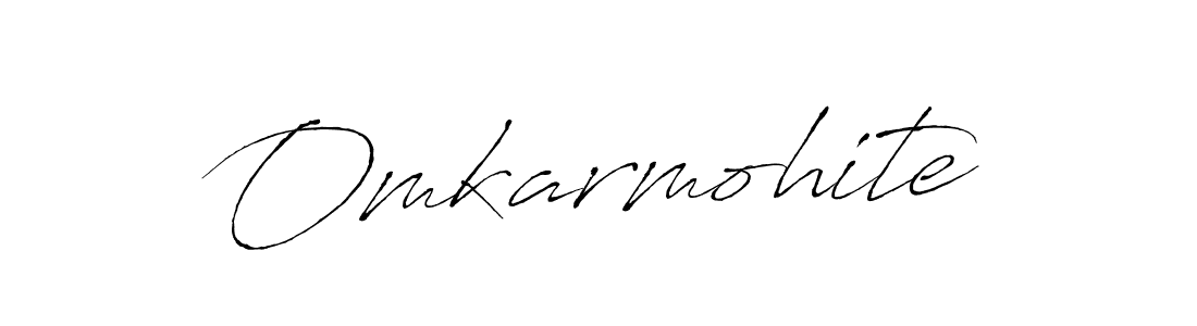 Also we have Omkarmohite name is the best signature style. Create professional handwritten signature collection using Antro_Vectra autograph style. Omkarmohite signature style 6 images and pictures png
