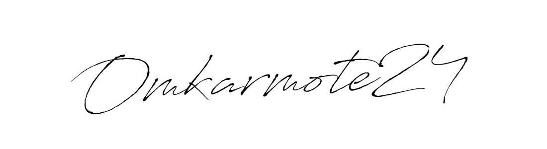 Also we have Omkarmote24 name is the best signature style. Create professional handwritten signature collection using Antro_Vectra autograph style. Omkarmote24 signature style 6 images and pictures png