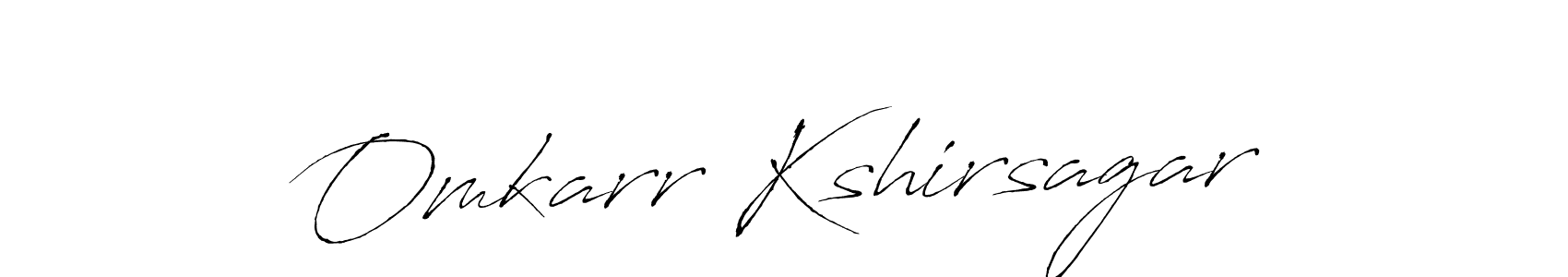 Also we have Omkarr Kshirsagar name is the best signature style. Create professional handwritten signature collection using Antro_Vectra autograph style. Omkarr Kshirsagar signature style 6 images and pictures png