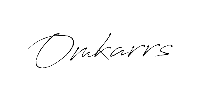 Also we have Omkarrs name is the best signature style. Create professional handwritten signature collection using Antro_Vectra autograph style. Omkarrs signature style 6 images and pictures png