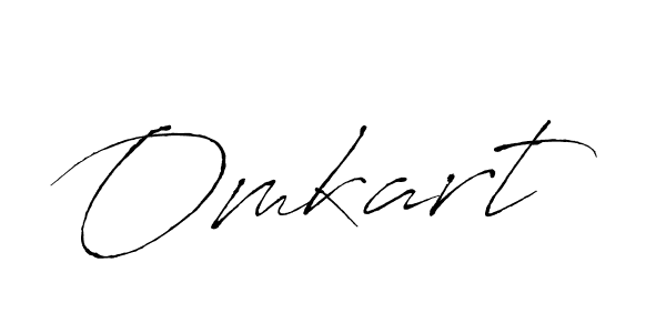 Omkart stylish signature style. Best Handwritten Sign (Antro_Vectra) for my name. Handwritten Signature Collection Ideas for my name Omkart. Omkart signature style 6 images and pictures png