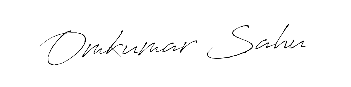 Omkumar Sahu stylish signature style. Best Handwritten Sign (Antro_Vectra) for my name. Handwritten Signature Collection Ideas for my name Omkumar Sahu. Omkumar Sahu signature style 6 images and pictures png