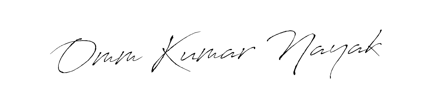 Use a signature maker to create a handwritten signature online. With this signature software, you can design (Antro_Vectra) your own signature for name Omm Kumar Nayak. Omm Kumar Nayak signature style 6 images and pictures png