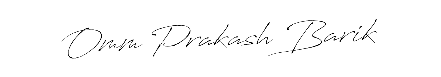 It looks lik you need a new signature style for name Omm Prakash Barik. Design unique handwritten (Antro_Vectra) signature with our free signature maker in just a few clicks. Omm Prakash Barik signature style 6 images and pictures png