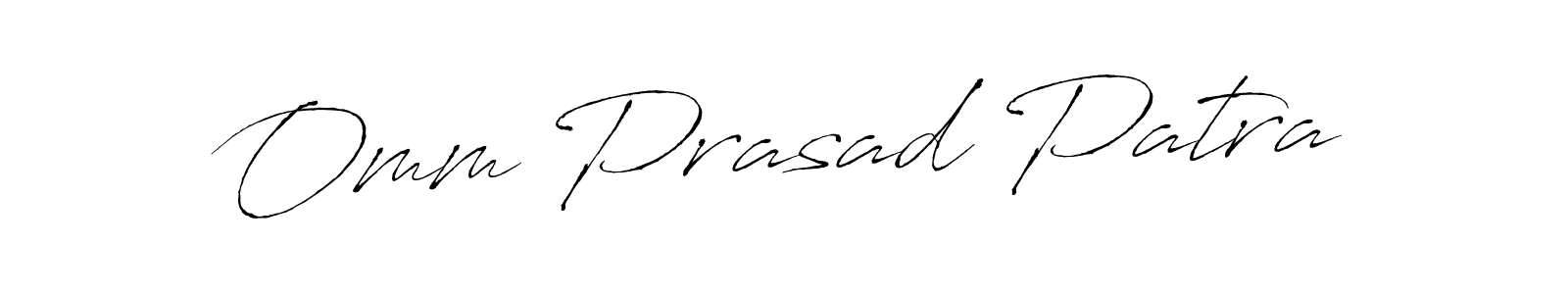 Create a beautiful signature design for name Omm Prasad Patra. With this signature (Antro_Vectra) fonts, you can make a handwritten signature for free. Omm Prasad Patra signature style 6 images and pictures png