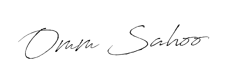 Use a signature maker to create a handwritten signature online. With this signature software, you can design (Antro_Vectra) your own signature for name Omm Sahoo. Omm Sahoo signature style 6 images and pictures png