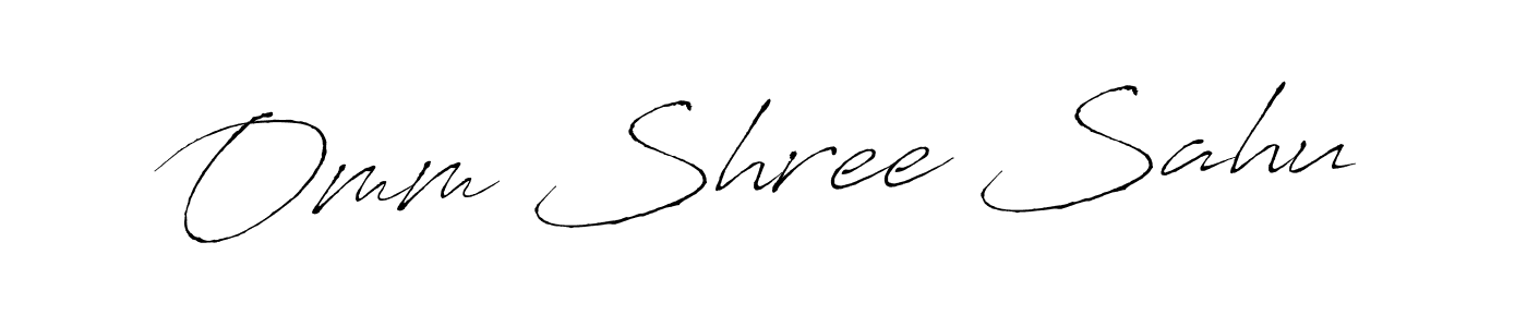 The best way (Antro_Vectra) to make a short signature is to pick only two or three words in your name. The name Omm Shree Sahu include a total of six letters. For converting this name. Omm Shree Sahu signature style 6 images and pictures png