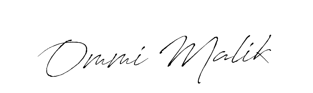 You should practise on your own different ways (Antro_Vectra) to write your name (Ommi Malik) in signature. don't let someone else do it for you. Ommi Malik signature style 6 images and pictures png