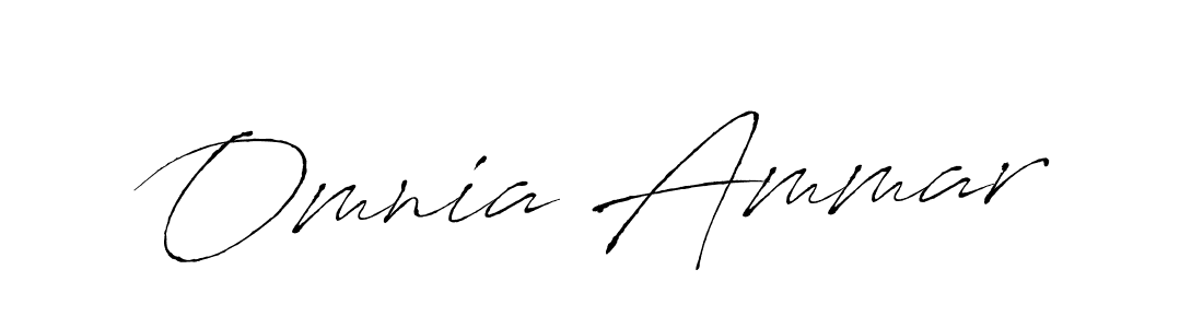 Also You can easily find your signature by using the search form. We will create Omnia Ammar name handwritten signature images for you free of cost using Antro_Vectra sign style. Omnia Ammar signature style 6 images and pictures png