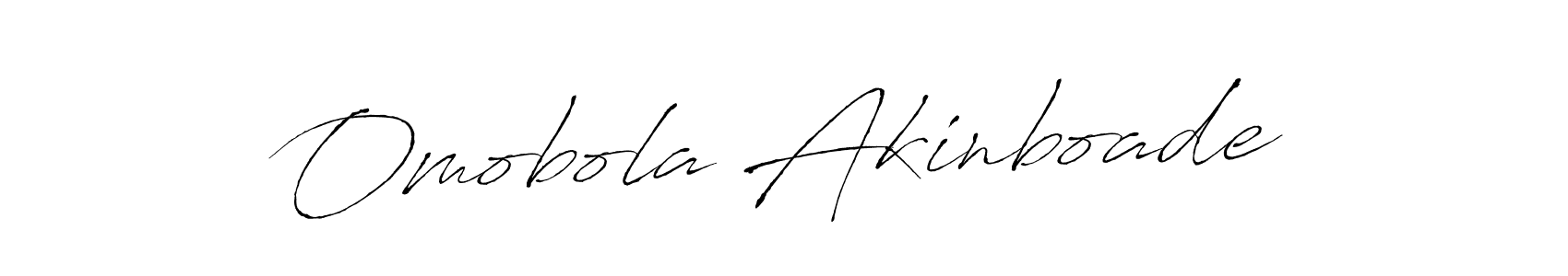 Make a beautiful signature design for name Omobola Akinboade. With this signature (Antro_Vectra) style, you can create a handwritten signature for free. Omobola Akinboade signature style 6 images and pictures png