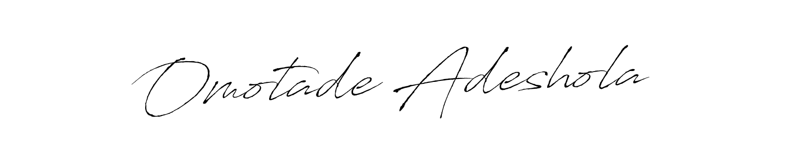 Make a beautiful signature design for name Omotade Adeshola. With this signature (Antro_Vectra) style, you can create a handwritten signature for free. Omotade Adeshola signature style 6 images and pictures png