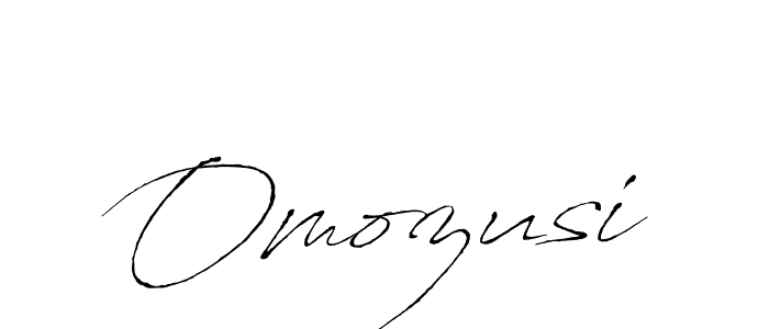 Create a beautiful signature design for name Omozusi. With this signature (Antro_Vectra) fonts, you can make a handwritten signature for free. Omozusi signature style 6 images and pictures png