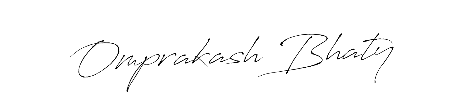 You can use this online signature creator to create a handwritten signature for the name Omprakash Bhaty. This is the best online autograph maker. Omprakash Bhaty signature style 6 images and pictures png