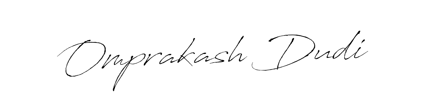 Use a signature maker to create a handwritten signature online. With this signature software, you can design (Antro_Vectra) your own signature for name Omprakash Dudi. Omprakash Dudi signature style 6 images and pictures png