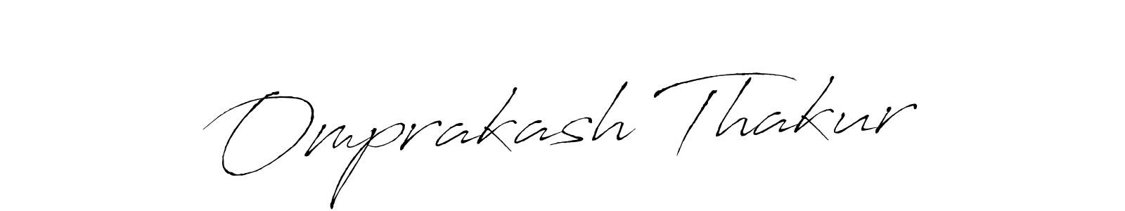 Omprakash Thakur stylish signature style. Best Handwritten Sign (Antro_Vectra) for my name. Handwritten Signature Collection Ideas for my name Omprakash Thakur. Omprakash Thakur signature style 6 images and pictures png