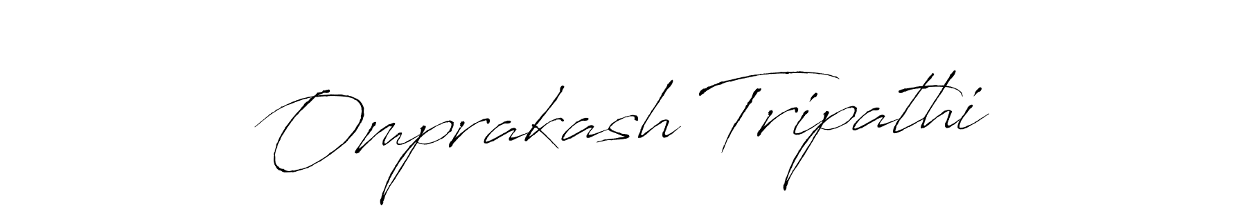 How to make Omprakash Tripathi name signature. Use Antro_Vectra style for creating short signs online. This is the latest handwritten sign. Omprakash Tripathi signature style 6 images and pictures png