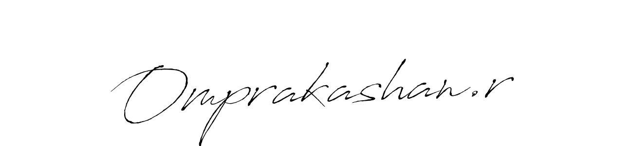 Design your own signature with our free online signature maker. With this signature software, you can create a handwritten (Antro_Vectra) signature for name Omprakashan.r. Omprakashan.r signature style 6 images and pictures png