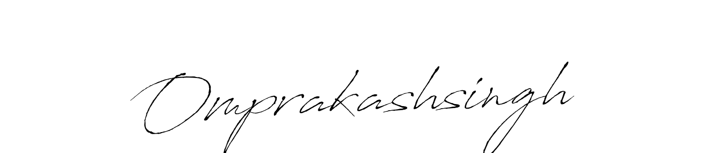 Make a beautiful signature design for name Omprakashsingh. With this signature (Antro_Vectra) style, you can create a handwritten signature for free. Omprakashsingh signature style 6 images and pictures png