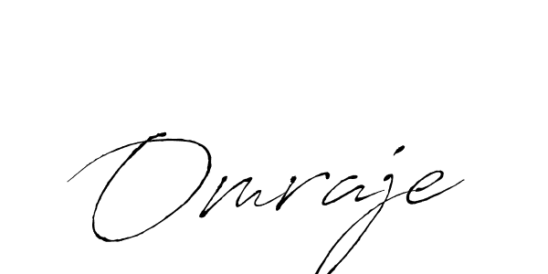 How to make Omraje name signature. Use Antro_Vectra style for creating short signs online. This is the latest handwritten sign. Omraje signature style 6 images and pictures png