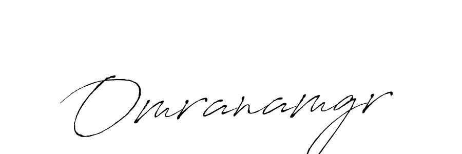 How to make Omranamgr signature? Antro_Vectra is a professional autograph style. Create handwritten signature for Omranamgr name. Omranamgr signature style 6 images and pictures png