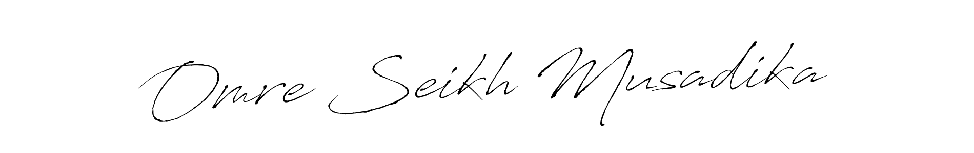 Omre Seikh Musadika stylish signature style. Best Handwritten Sign (Antro_Vectra) for my name. Handwritten Signature Collection Ideas for my name Omre Seikh Musadika. Omre Seikh Musadika signature style 6 images and pictures png