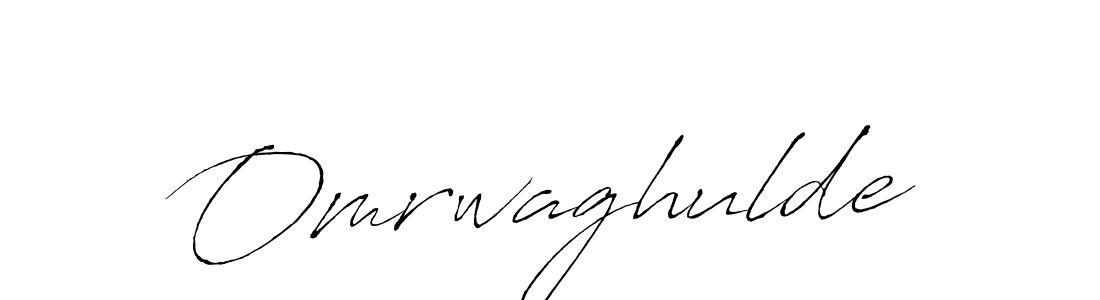 You should practise on your own different ways (Antro_Vectra) to write your name (Omrwaghulde) in signature. don't let someone else do it for you. Omrwaghulde signature style 6 images and pictures png