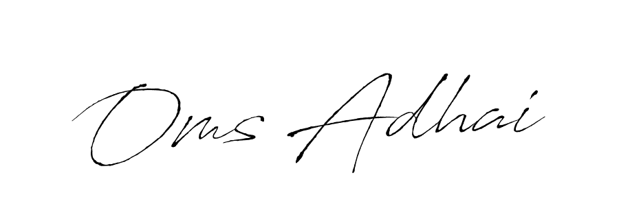 Here are the top 10 professional signature styles for the name Oms Adhai. These are the best autograph styles you can use for your name. Oms Adhai signature style 6 images and pictures png