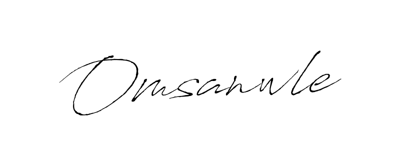 It looks lik you need a new signature style for name Omsanwle. Design unique handwritten (Antro_Vectra) signature with our free signature maker in just a few clicks. Omsanwle signature style 6 images and pictures png