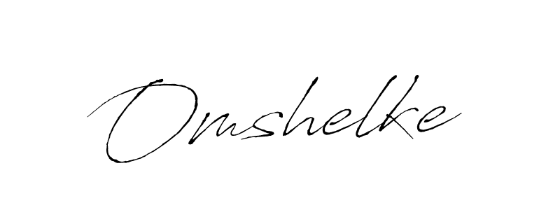 Create a beautiful signature design for name Omshelke. With this signature (Antro_Vectra) fonts, you can make a handwritten signature for free. Omshelke signature style 6 images and pictures png