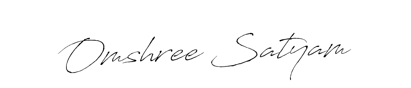 Antro_Vectra is a professional signature style that is perfect for those who want to add a touch of class to their signature. It is also a great choice for those who want to make their signature more unique. Get Omshree Satyam name to fancy signature for free. Omshree Satyam signature style 6 images and pictures png