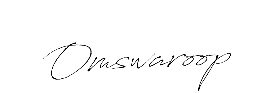 Also we have Omswaroop name is the best signature style. Create professional handwritten signature collection using Antro_Vectra autograph style. Omswaroop signature style 6 images and pictures png