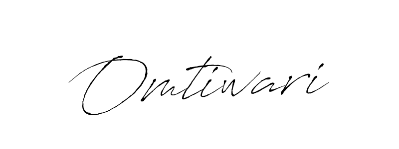 Create a beautiful signature design for name Omtiwari. With this signature (Antro_Vectra) fonts, you can make a handwritten signature for free. Omtiwari signature style 6 images and pictures png