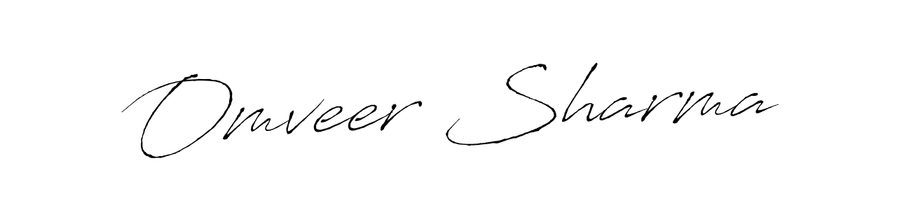 Design your own signature with our free online signature maker. With this signature software, you can create a handwritten (Antro_Vectra) signature for name Omveer Sharma. Omveer Sharma signature style 6 images and pictures png