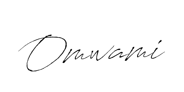 How to make Omwami name signature. Use Antro_Vectra style for creating short signs online. This is the latest handwritten sign. Omwami signature style 6 images and pictures png