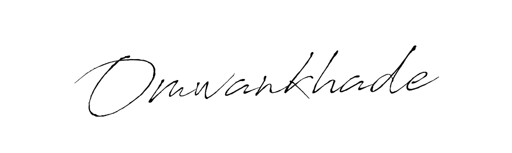 Make a beautiful signature design for name Omwankhade. Use this online signature maker to create a handwritten signature for free. Omwankhade signature style 6 images and pictures png