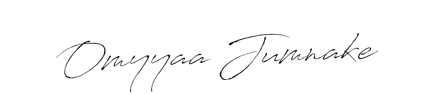 How to make Omyyaa Jumnake signature? Antro_Vectra is a professional autograph style. Create handwritten signature for Omyyaa Jumnake name. Omyyaa Jumnake signature style 6 images and pictures png