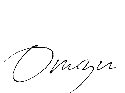 Create a beautiful signature design for name Omzu. With this signature (Antro_Vectra) fonts, you can make a handwritten signature for free. Omzu signature style 6 images and pictures png
