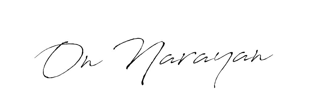 How to Draw On Narayan signature style? Antro_Vectra is a latest design signature styles for name On Narayan. On Narayan signature style 6 images and pictures png