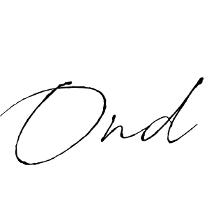 It looks lik you need a new signature style for name Ond. Design unique handwritten (Antro_Vectra) signature with our free signature maker in just a few clicks. Ond signature style 6 images and pictures png