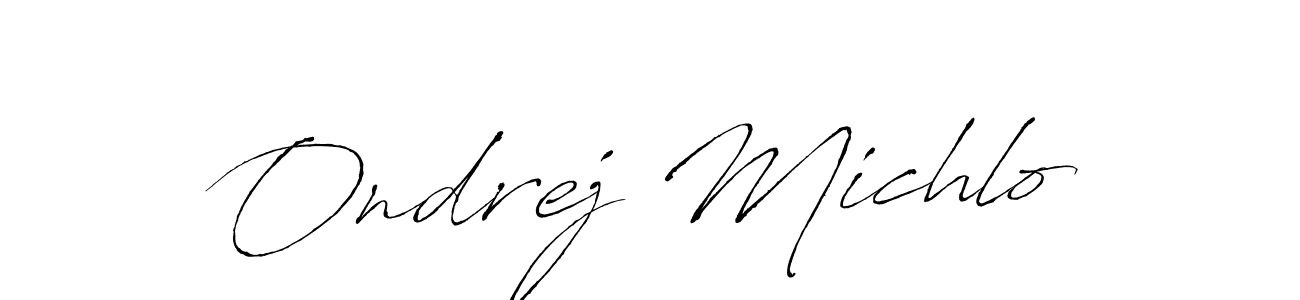 How to Draw Ondrej Michlo signature style? Antro_Vectra is a latest design signature styles for name Ondrej Michlo. Ondrej Michlo signature style 6 images and pictures png