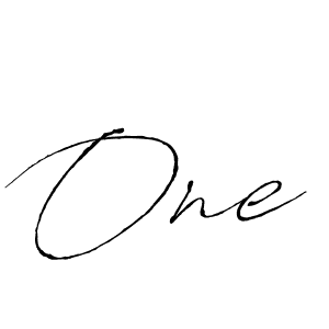 Similarly Antro_Vectra is the best handwritten signature design. Signature creator online .You can use it as an online autograph creator for name One. One signature style 6 images and pictures png