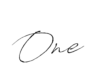 How to make One  name signature. Use Antro_Vectra style for creating short signs online. This is the latest handwritten sign. One  signature style 6 images and pictures png